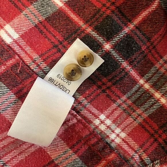 Aeropostale boyfriend fit flannel shirt.  Size XL. - Picture 6 of 7